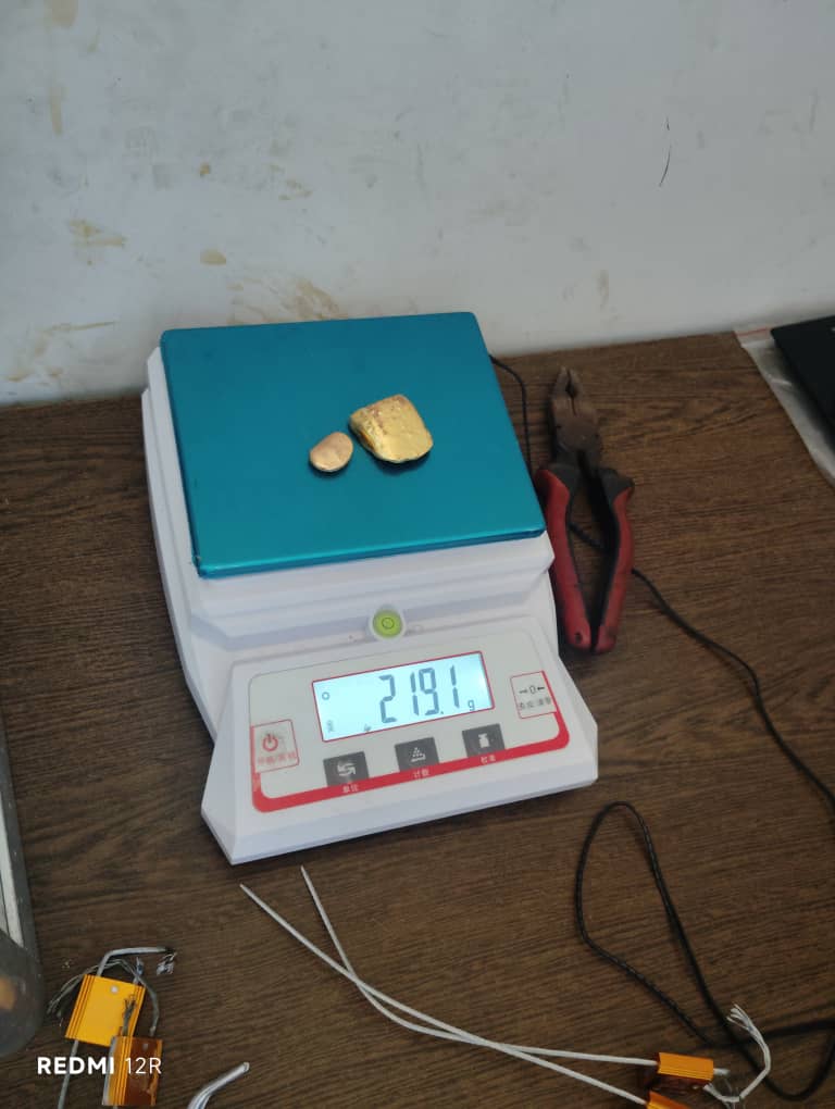 Small-scale gold mining operations